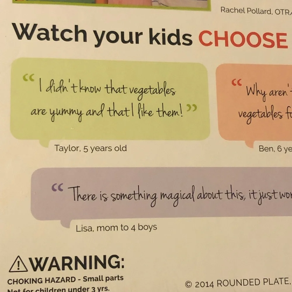 Rounded Plate Change Your Kids Eating in 21 Days